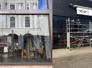 shop window repairs Exeter