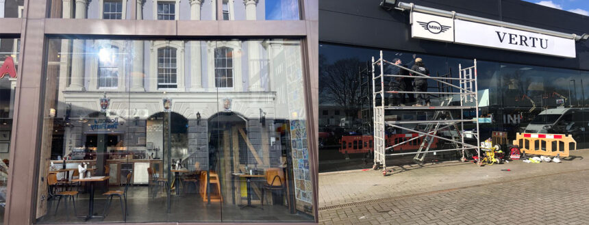 shop window repairs Exeter